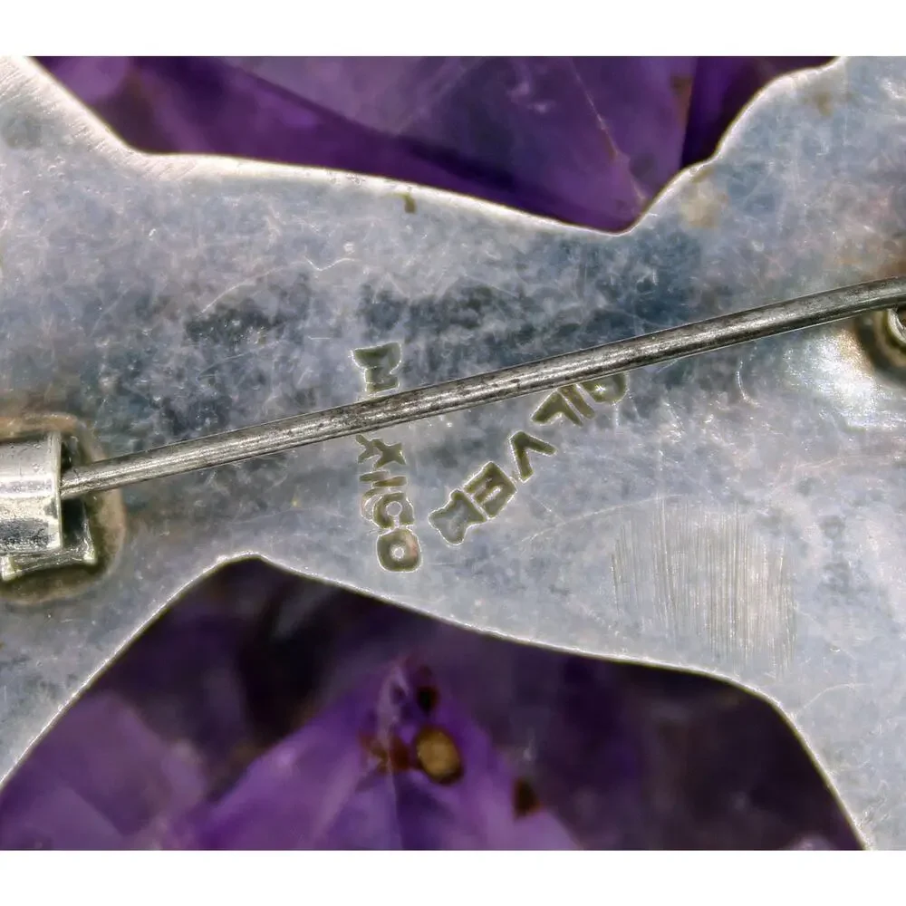 Mexico Sterling Silver Horse Brooch
